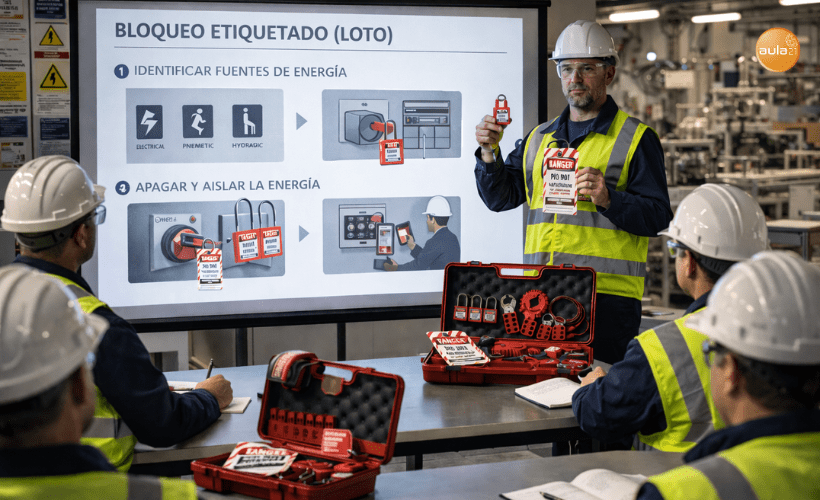 Donde aprender bloqueo y etiquetado LOTO