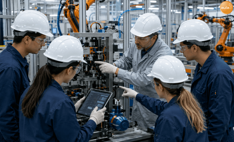 Formación práctica de técnicos en mantenimiento industrial para mejorar el diagnóstico de averías y la eficiencia en planta
