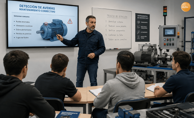 Aprende mantenimiento correctivo y cómo se aplica en aula21 centro de formación técnica en mantenimiento industrial