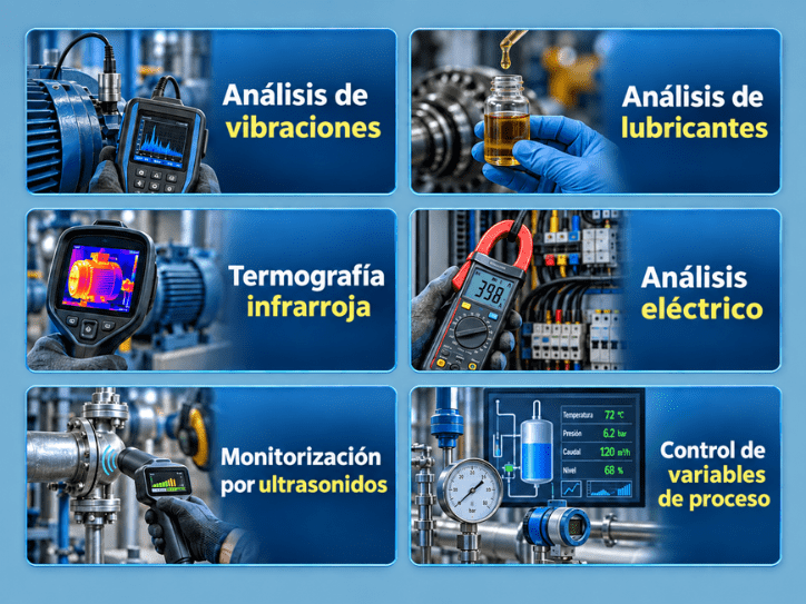 Técnicas de monitorización de condición utilizadas en el CBM