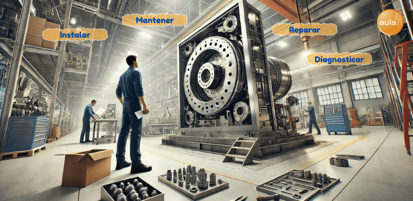 Herramientas de un técnico mecánico industrial